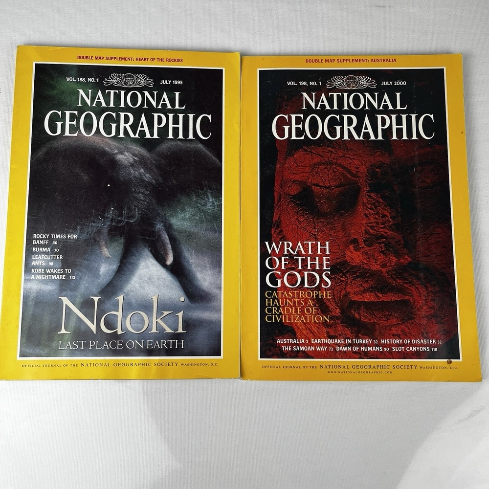 National Geographic Magazine Lot – 8 Issues‎ (1969–2000) - Picture 4 of 5